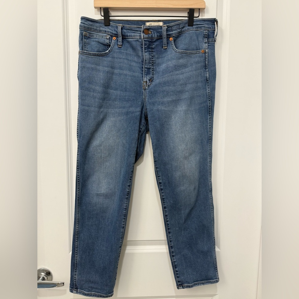 Madewell Indigo Stovepipe Denim Jeans